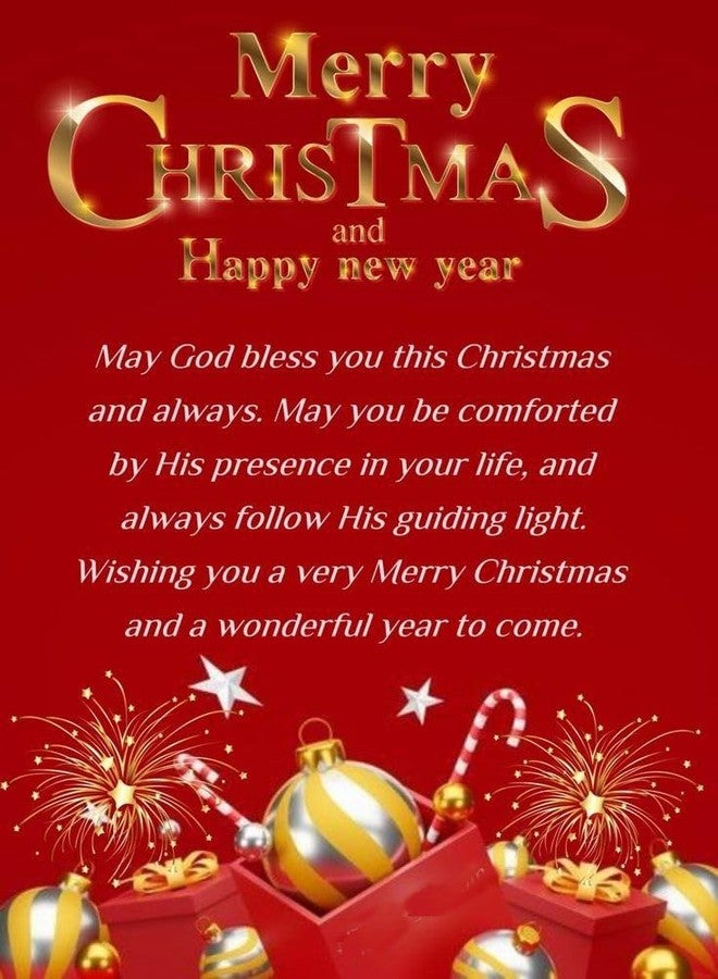 PICKKART Christmas Greeting Card with Festive Message, 22 x 14 cm - Image 3